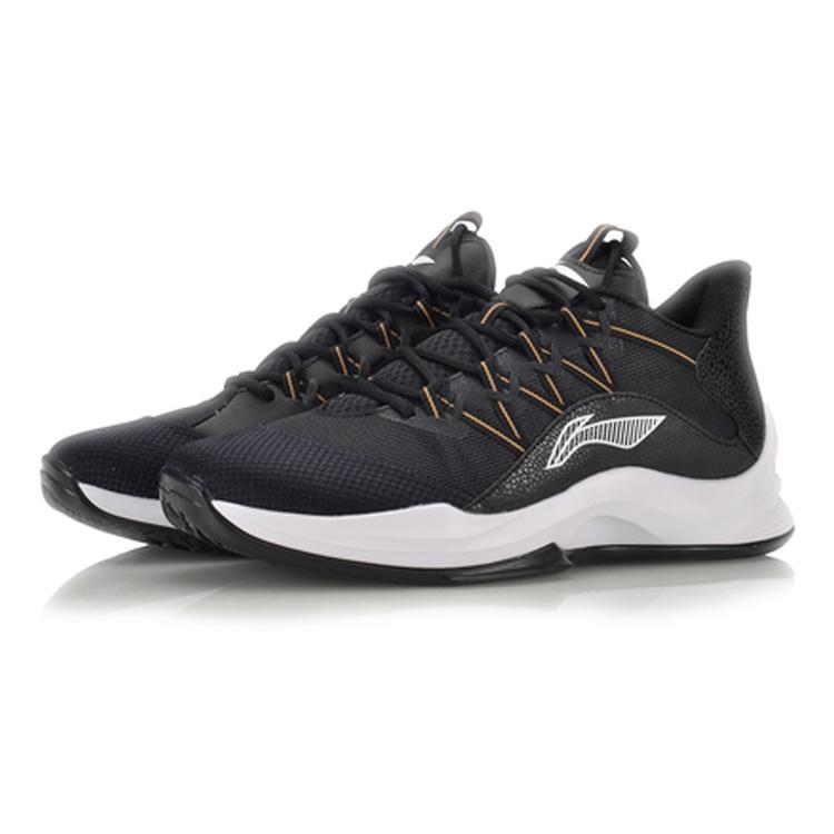 Li-Ning Li Ning Star Speed Competition Cushioning Rebound Cushioning Rebound Low top Basketball Shoes Unisex Black ABAQ009-3