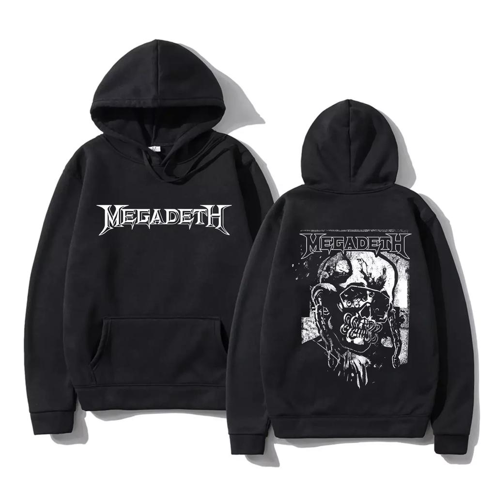 20246 Winter Oversized Essential Men Megadeths 'Hi-Con Vic' (Black) Hoodies Wome