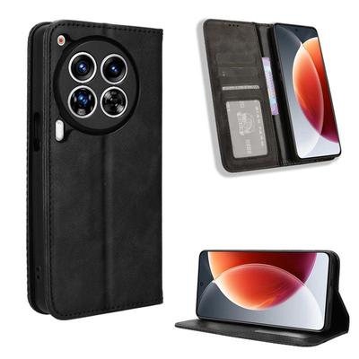 Чехлы-книжки для Tecno Camon 30 Premier 5G кожаный чехол [Flip Vintage Leather] ударопрочный прочный ретро чехол для телефона