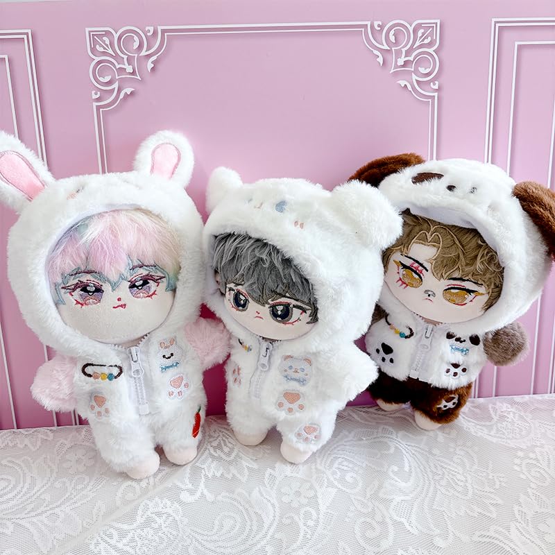 [Плюшевая одежда][Для 20-сантиметровых плюшевых игрушек] Пушистый плюшевый костюм [Комплект худи и брюк] Собака g.triger G-Trigger Oshi-Nui (Плюшевая игрушка) [Продукт]