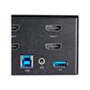 KVM Switch - StarTech.Com - SV231DHU34K6 - 4K 60Hz Ultra HDR - 2 Ports - USB 3.0 Hub