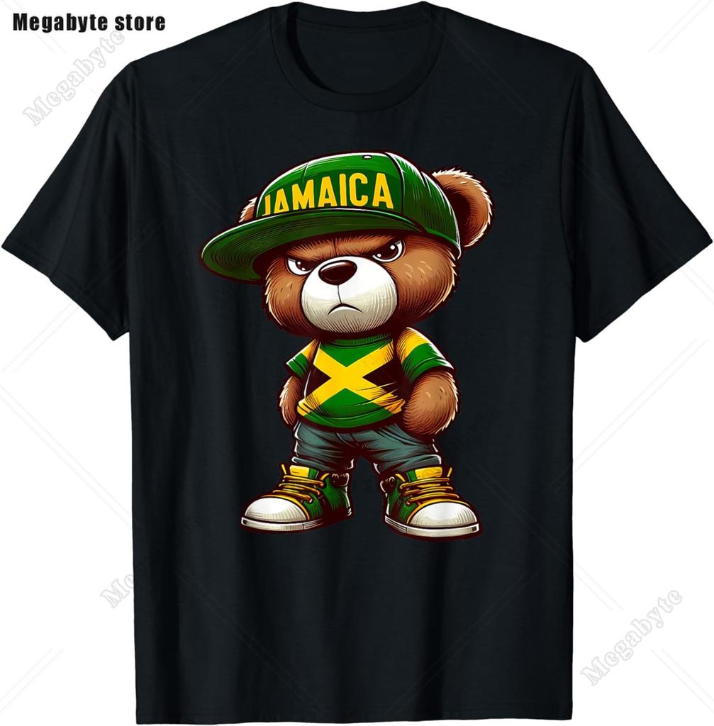 2024 New Rasta Reggae One Love Retro Vintage Sunset Jamaica Vacation Tshirt Womens Round Neck Short Sleeved Top