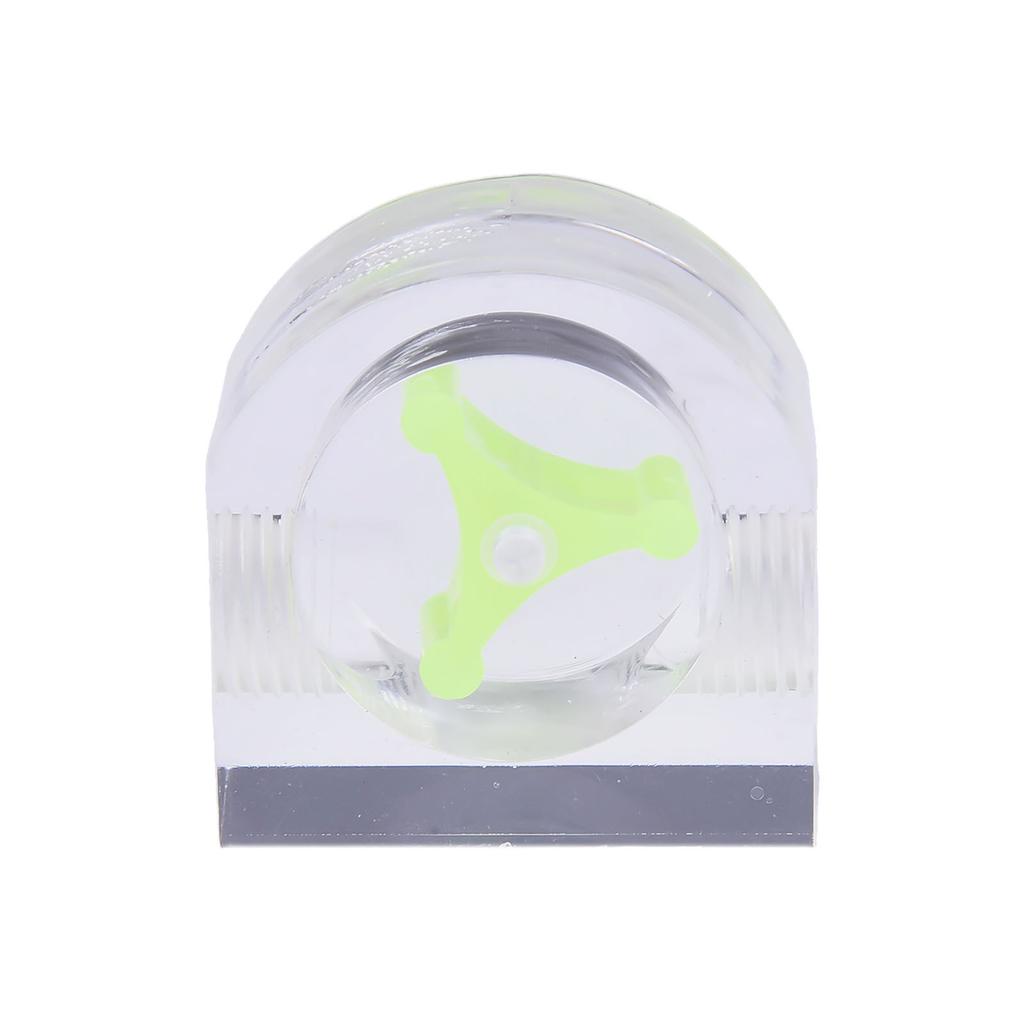 1pc 2 Way Water Cooling Indicator Acrylic Transparent Flowing Meter G1/4 Thread