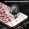 For Samsung A15 A35 A55 A73 S24 Xiaomi 13T 12T 11T Redmi Note 13 Pro 12 11 Pro 12S iPhone 15 16 Women Leopard Pattern Shockproof Tempered Glass Case