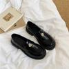 Британский стиль черные маленькие кожаные туфли женские весна и осень новые удобные и универсальные любовь Мэри Джейн одинарные туфли