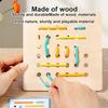 Montessori Wooden Threading Activity Puzzles*Early Educational Fine% Motor Skill Travel Toy~Birthday Gifts for Boys and Girls!!