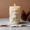 Cylindrical Silicone Mold White Kangaroo Silicone Mold Diy Candle Mold Scented For Home Decoration Gifts Candle Making