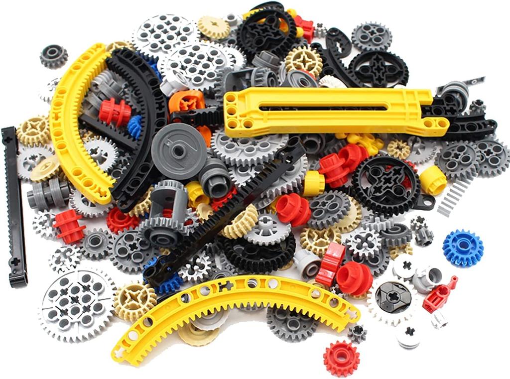SEEMY 233 детали шестеренок для серии Technic, совместимые с LEGO Technic Parts DIY Gear Assort Pack (Подъемные рычаги, штифты, оси, разъемы)