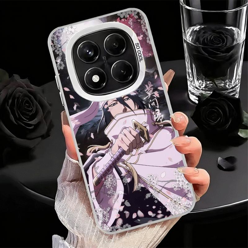Чехол для телефона Bleach Кучики Бьякуя Ударопрочный для Xiaomi Redmi Note 15 14 13 12 Pro Plus 11 11S 11T 5G Чехол Противоударный Fundas