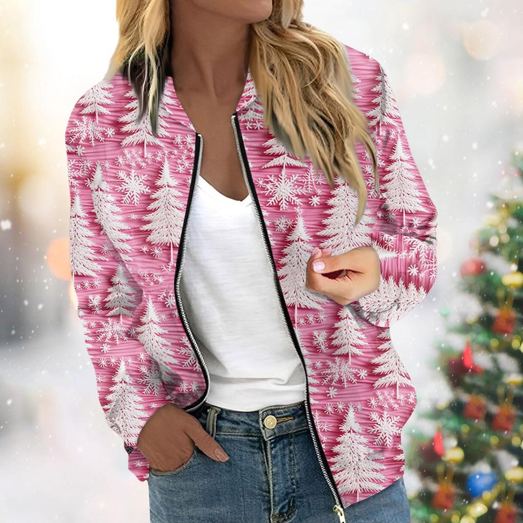 Женская куртка с длинным рукавом, легкая, на молнии, укороченная, с цветочным принтом, верхняя одежда, повседневная, стеганая куртка с карманами