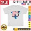 MTV Pink Stripes Logo 90s Retro Vintage T Shirt Men Fashion 2023 Women T Shirt