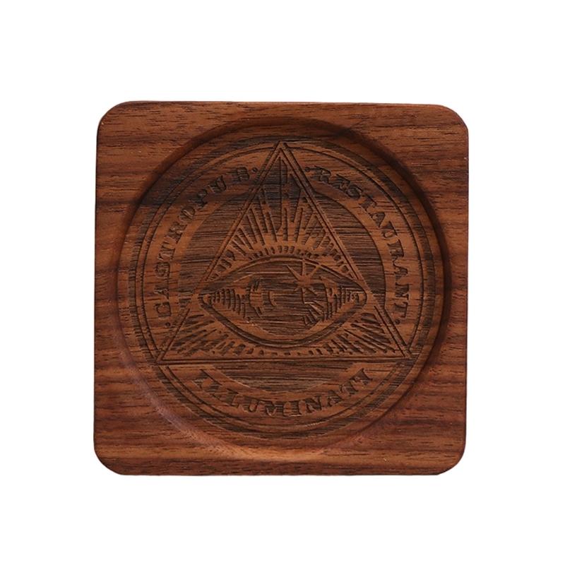 Деревянный подсвечник Уникальные декоративные элементы Алтарная тарелка Подсвечники Подставка для свечей Декор для кофейного столика Настольные центральные элементы