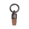 Car Tumbled Leather Keychain Alloy Keyring Pendant Accessories For Opel Corsa D Astra Insignia Mokka Adam Combo OPC Vauxhall Sr7