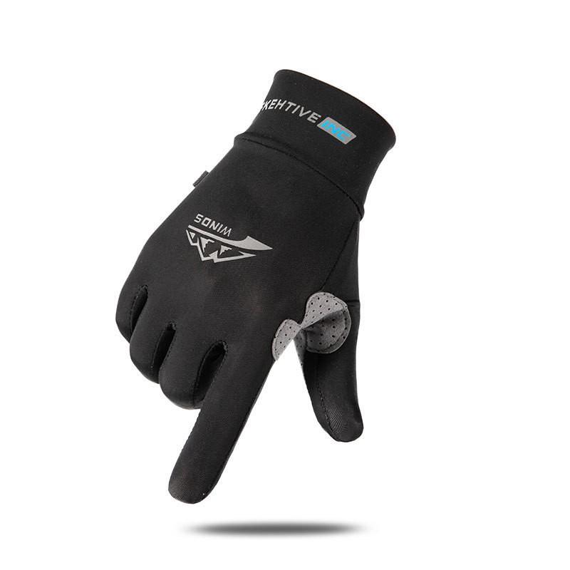 Men Women Ice Silk Gym Workout Fishing Gloves Full Finger UV Protection Breathable Durable