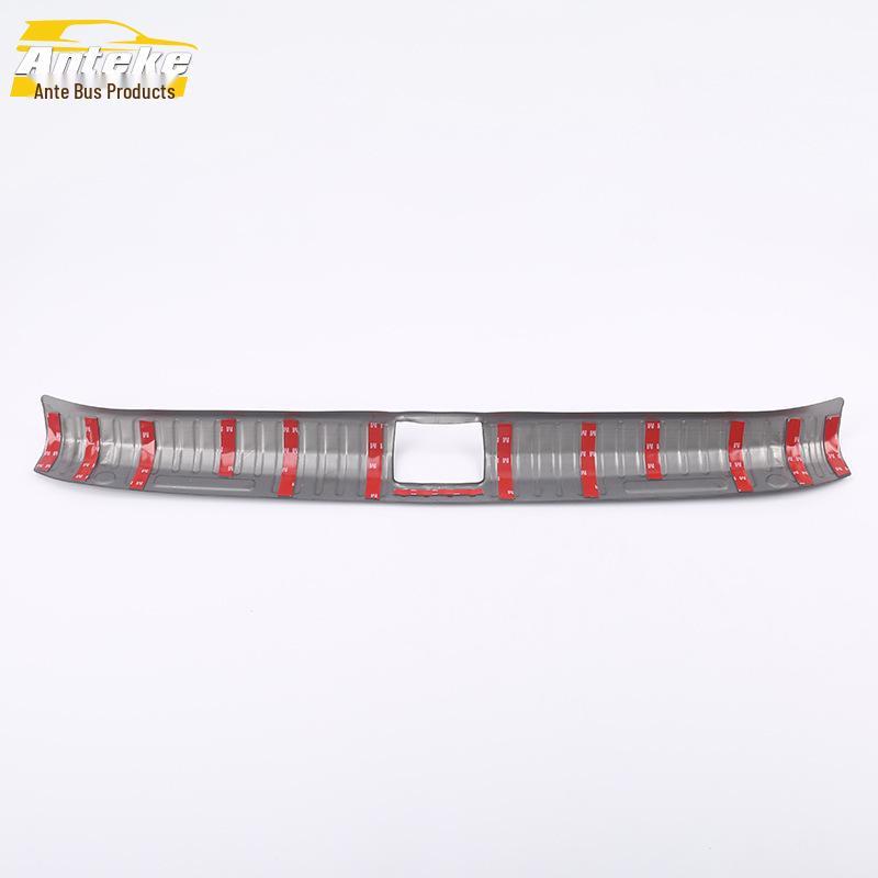 2019 Inspire Rear Bumper Bright Strip & Tailgate Protection Pedal - Stainless Steel Patch