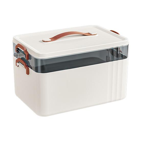 3-х уровневая аптечка с ручкой, большая вместимость, многослойный дизайн, не содержит бисфенол-А, хорошая герметизация, органайзер для таблеток, аптечка