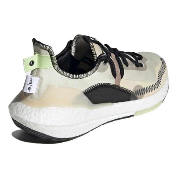 Parley x adidas UltraBoost 21 Orbit Grey Chalky Brown Унисекс Кроссовки Почти-Лаймовый GX1245