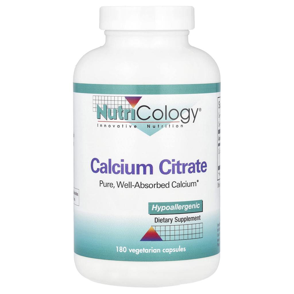 Calcium Citrate, 180 Veggie Caps
