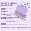 Light Weight Loose Leaf Punch Portable Book Binding Tool Hole Punch Machine  Paper Binding