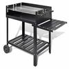 VidaXL Charcoal Barbecue Stand 2 Wheels