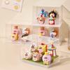 Storage Display Stand Mini Statue Organizer Transparent Design Dustproof Stackable Display Cabinet Storage Box