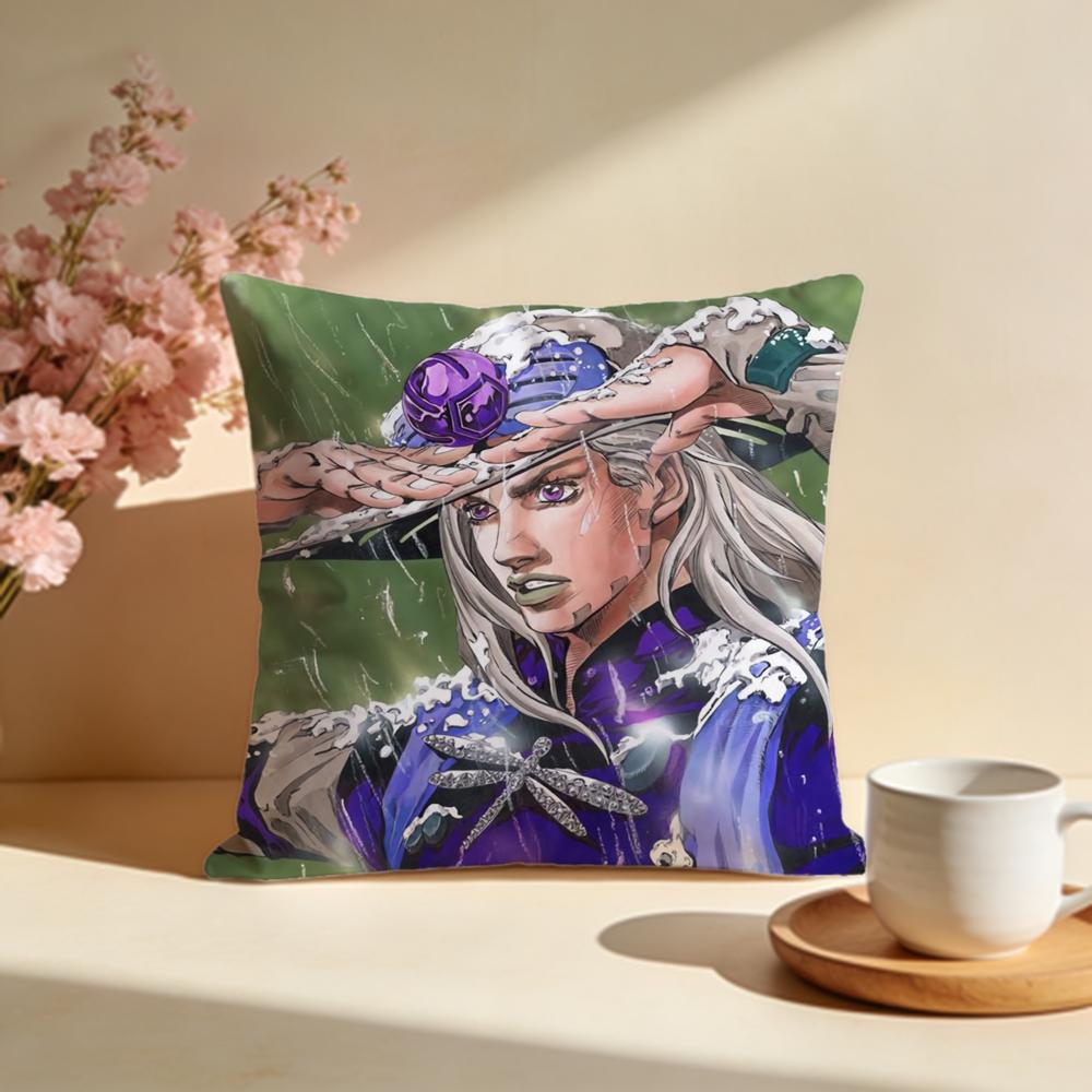 Горячая Наволочка JJoJos Bizarre Adventure Стильная Моющаяся Наволочка Идеально для Дивана Спальни Украшения Автомобиля