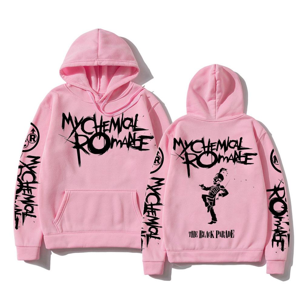 My Chemical Romance Double Sided Graphic Hoodies Streetwear Men Women Black Parade Punk Emo Rock Hoodie Men's Hooded Sweatshirt