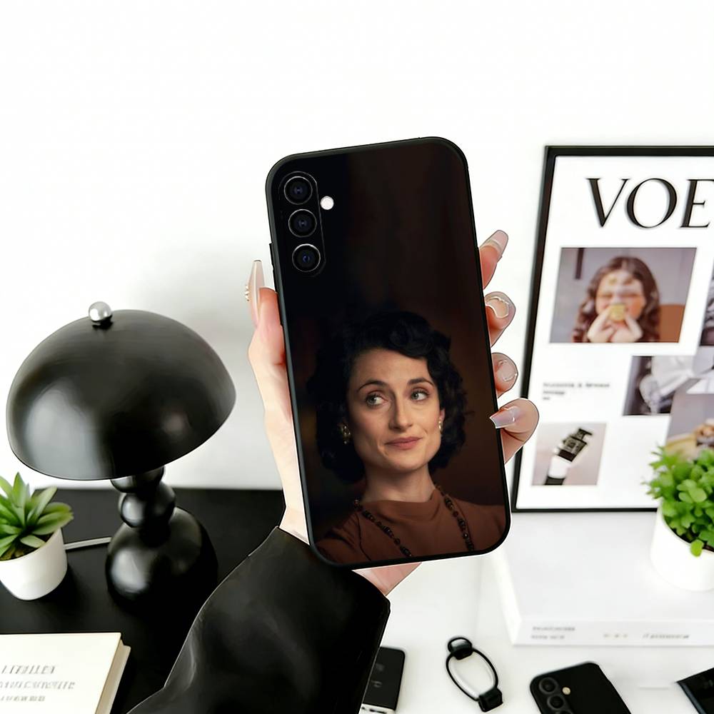 P-B-Lizzie Stark Phone Case Black Silicone Soft For Samsung Galaxy A73,A72,A71,A70,A53,A52,A51