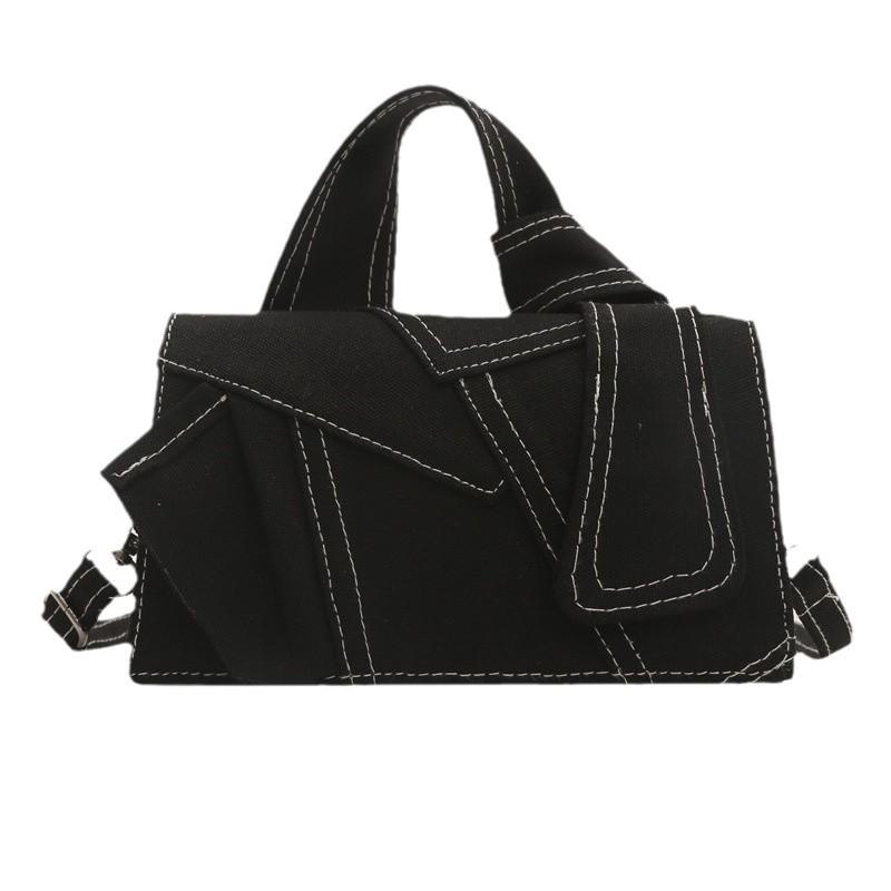 Дизайн-чувственная женская сумка Новый стиль индивидуальности Контрастная цветная сумка через плечо Сумка через плечо Niche Design Trendy Handbag