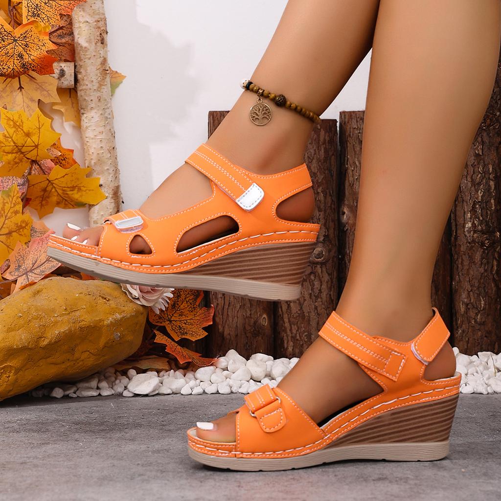 Женские сандалии 2025 Новые Летние Дорожные Женские Туфли Новые Прочные Уличные Пляжные Сандалии Женские Туфли на Платформе Женские Zapatos De Mujer