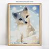5D DIY Diamond Painting Animal Fox Full Round Rhinestone Picture Embroidery Sale Diamond