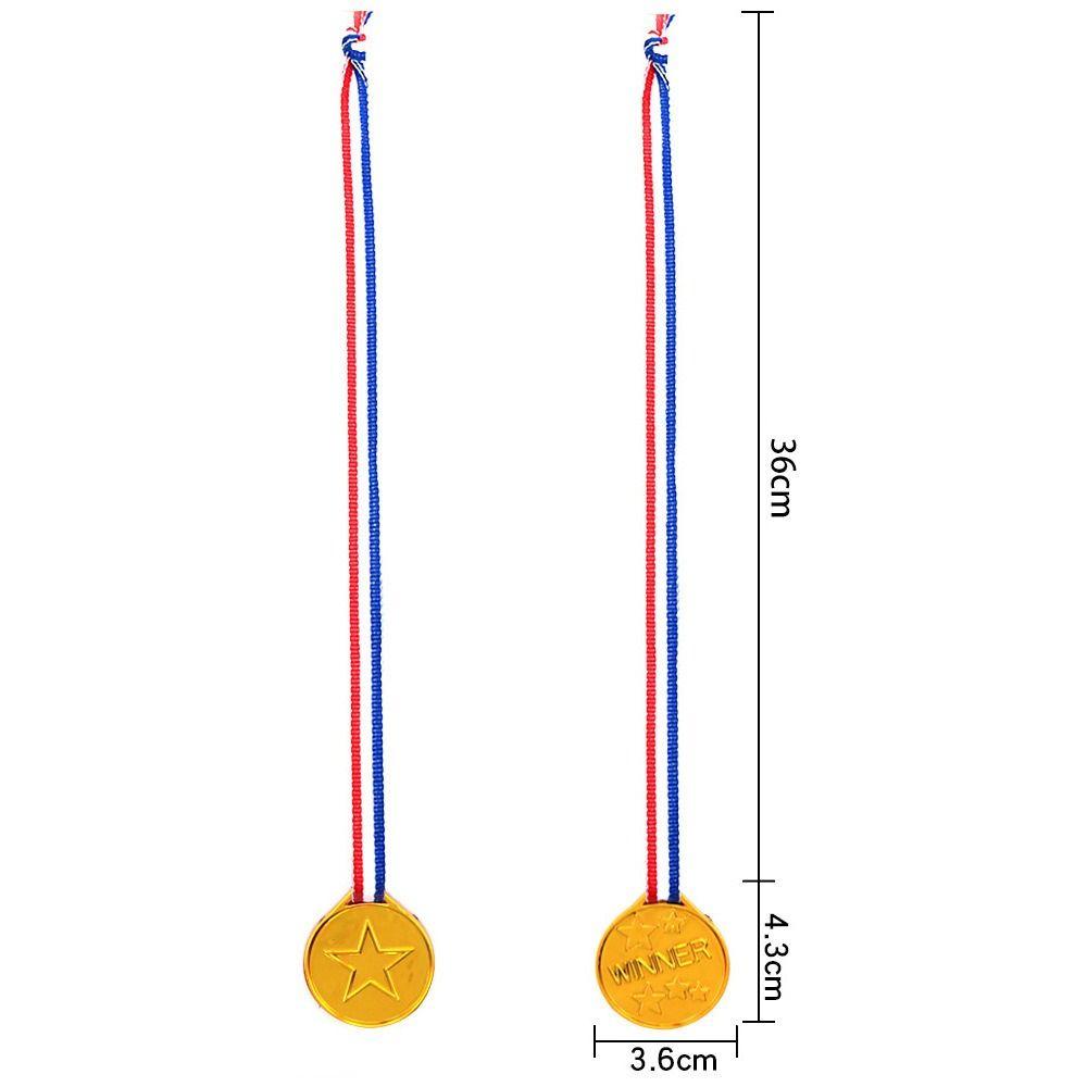 Sports Game Gold Silver Bronze Medals Dancing Plastic Competition Prizes Prizes