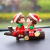 Милые рождественские автомобильные украшения: Декор для консоли и Подарок: Фигурки пары