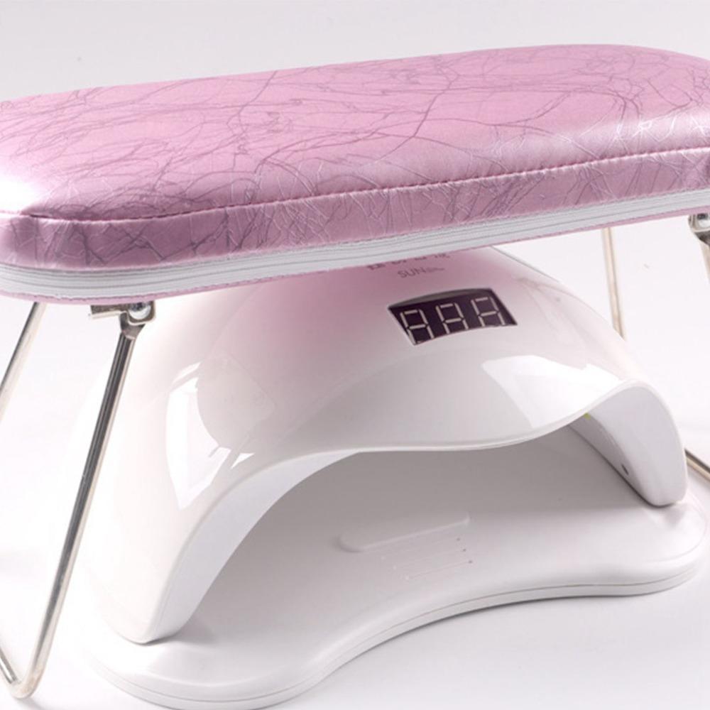 Non-Slip Cushion Manicure Pillow Foldable Holder Nail Art Accessories For Nail Salon