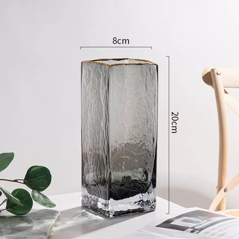 Ваза Стеклянная ваза Украшение дома Украшения Цветочная композиция Ваза для цветов