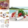 Вакуумные пакеты для хранения продуктов с запайкой для сохранения свежести и сжатия