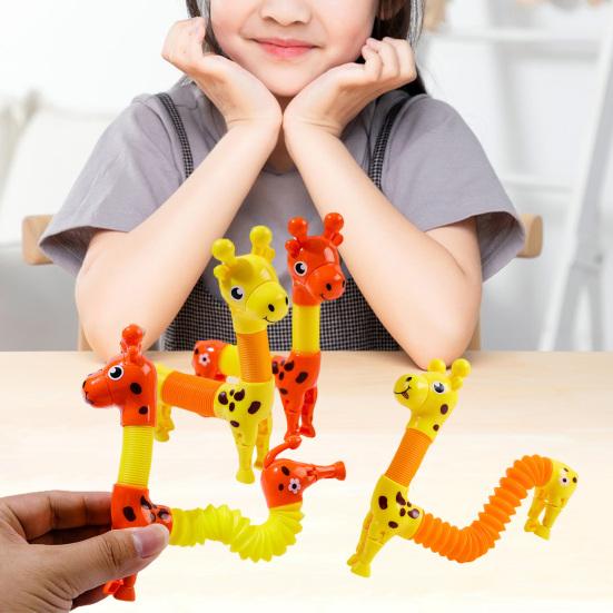 Cute Squeezing Pipe Colored Fidget Toy Kid Sensory Children Gift