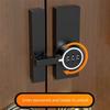 Замок-засов для двери с паролем из цинкового сплава, светящийся, 3-значный пароль, противовзломный, защитный, защелка для двери, пряжка, замок для шкафа, гардероба