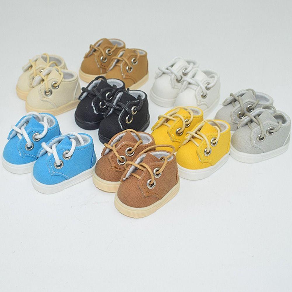 Casual Accessories 1/6 Bjd Doll Shoes Low Bond Leather Shoes 30cm Articulated Doll 15cm Cotton Doll