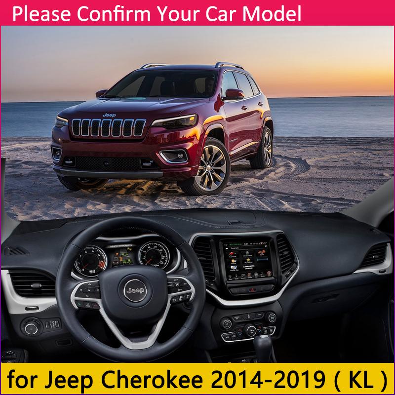 for Jeep Cherokee KL 2014 2015 2016 2017 2018 Anti-Slip Mat Dashboard Cover Pad Sunshade Dashmat Protect Car Accessories