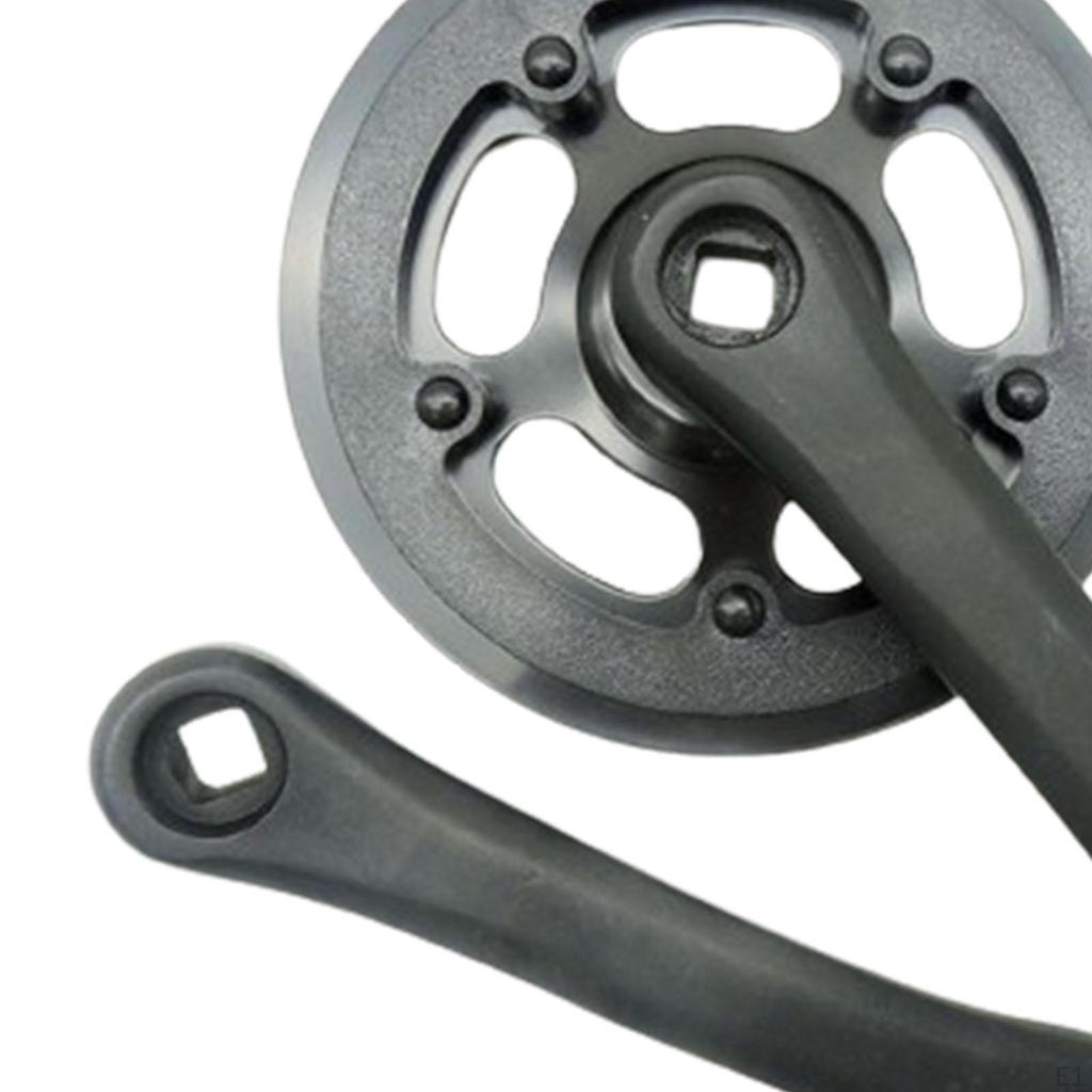 Детский велосипедный набор шатунов с квадратными отверстиями, компоненты для горного велосипеда, 152 мм, легкая установка на открытом воздухе, езда