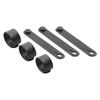 10Pcs Rubber Cable Ties Straps for Wire Management,Motorcycle ClutchLine Brake Ties Elastic Cable Organizers for Home