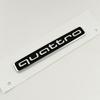 For Audi RS3 3D ABS Black Logo Quattro Emblem Decal Car Badge For Audi A3 A5 A4 A6 A7 A8 A1 A2 S3 S4 TT Q3 Q7 Q5 Quattro Sticker Accessories