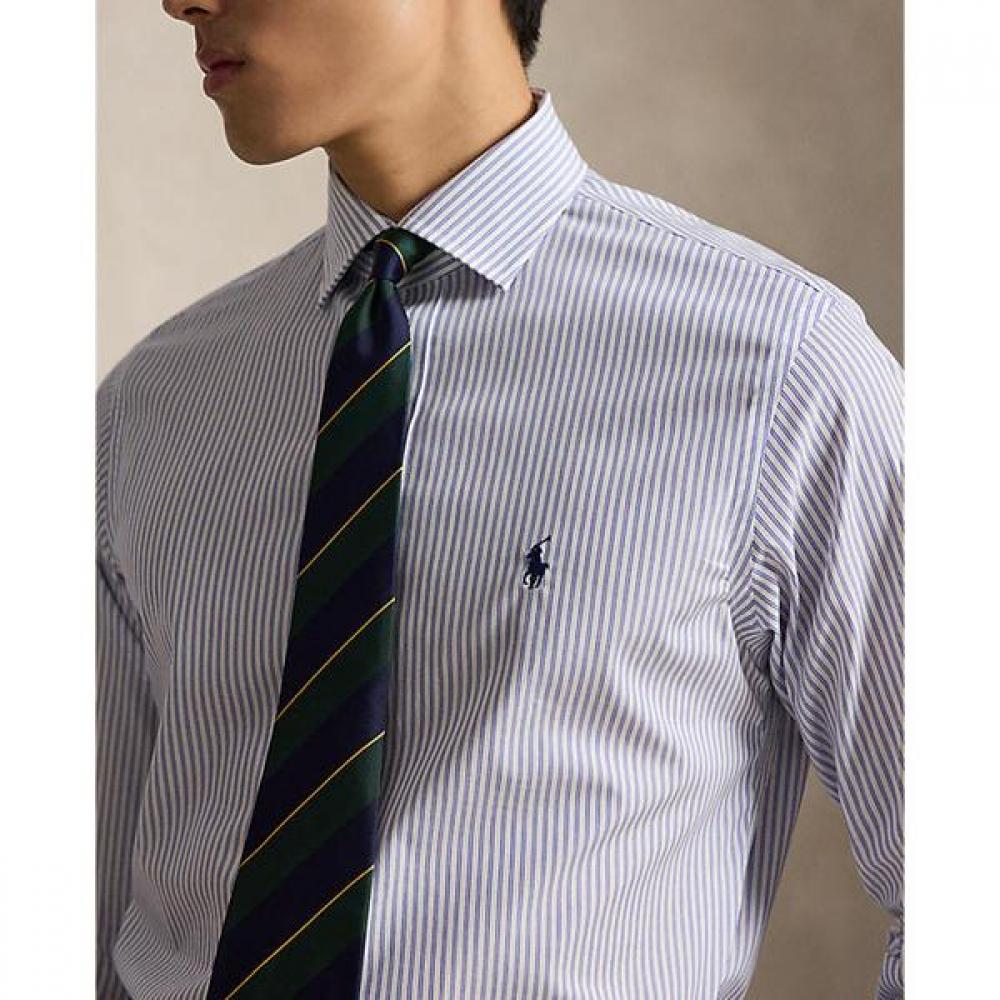 Polo Ralph Lauren Мужская классическая рубашка в полоску из поплина mnpodSh37620680100