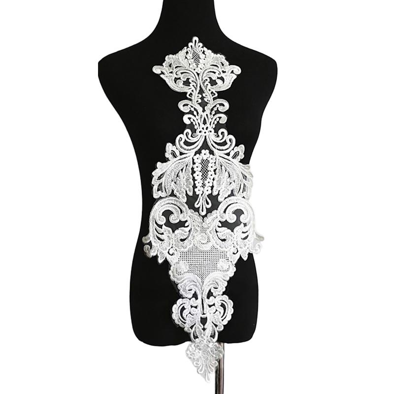 1 шт. Аппликация Свадебные платья Вискоза Тканевые наклейки Сделай сам Ручная работа Кружево Цветок Аксессуары Тканевые наклейки Постельное белье