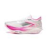 Li Ning Feidian 6 ELITE Низкие Беговые Кроссовки с Карбоновой Пластиной Унисекс Белый Розовый ARMW001-22