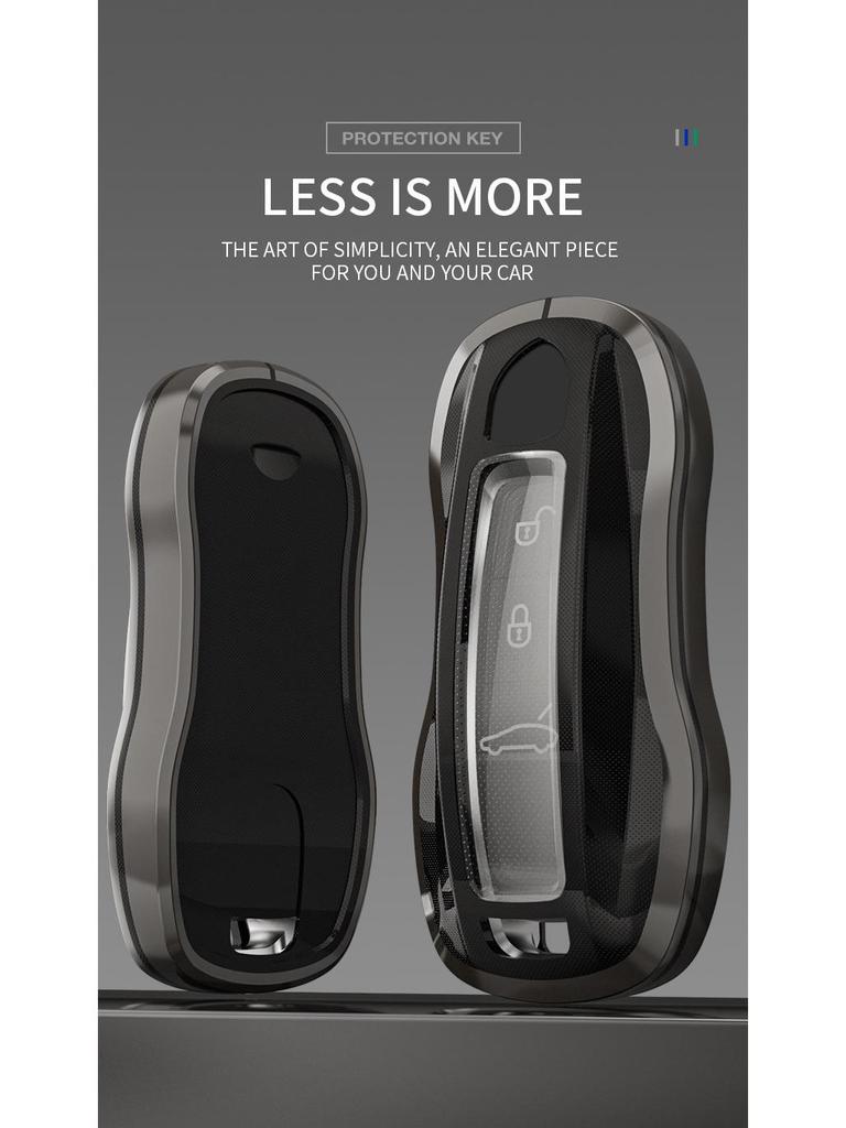 Porsche Key Shell: Compatible with 718, Cayenne, 911, Macan, Panamera Models