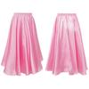 Kids Girls Stylish Dance Clothing Elastic Waistband Large Swing Loose Half-length Skirt