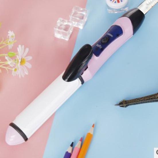 Выпрямитель для волос с плоским утюгом и пластиной с керамическим покрытием, быстрый нагрев, 2-в-1, многофункциональная укладка волос без вьющихся волос, бигуди, профессиональный утюжок для волос