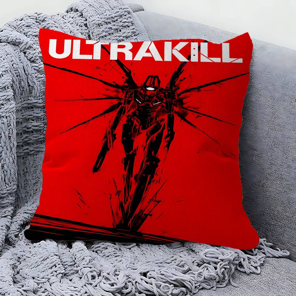Подушка ULTRAKILL Подушка Аниме Подушка для изголовья дивана Подушка-чехол Чехол для подушки x см Мода
